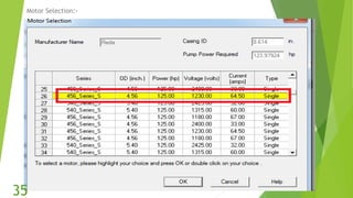 Motor Selection:-
35
 
