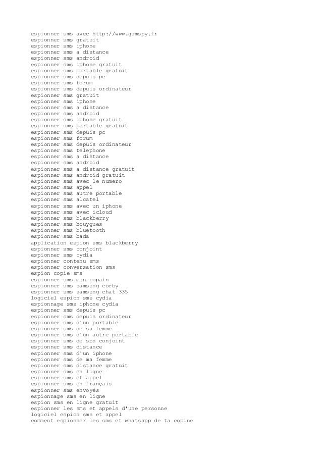 Application Iphone Espion Sms Application Iphone Espion Sms