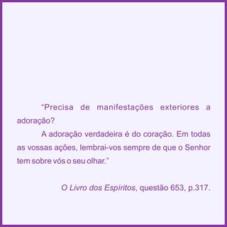 Espiritismo em quadras