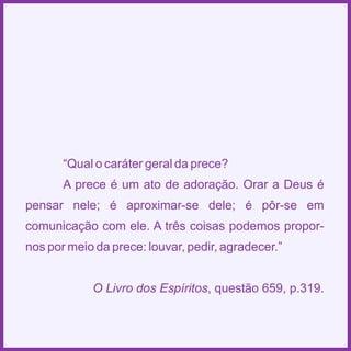 Espiritismo em quadras