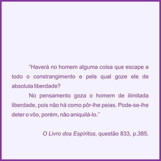 Espiritismo em quadras