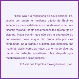 Espiritismo em quadras