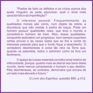 Espiritismo em quadras