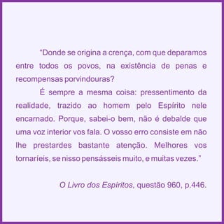 Espiritismo em quadras