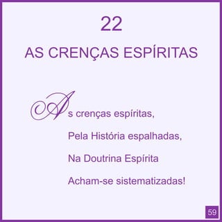 Espiritismo em quadras