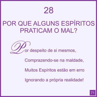 Espiritismo em quadras