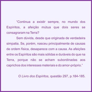 Espiritismo em quadras