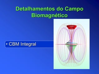 Detalhamentos do Campo
Biomagnético
• CBM Integral
 