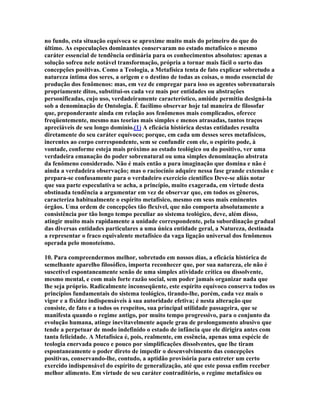 Comte - Espirito Positivo