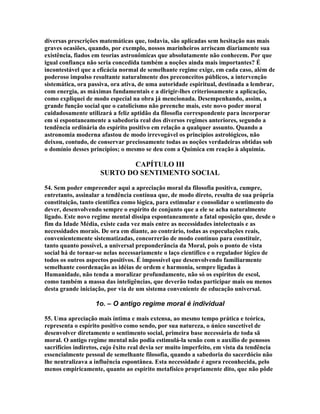 Comte - Espirito Positivo