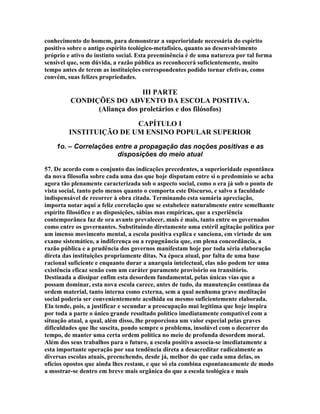 Comte - Espirito Positivo