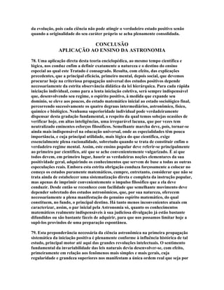 Comte - Espirito Positivo