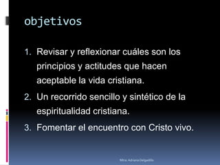 Espiritualidad  Cristiana 1