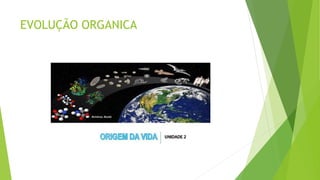 EVOLUÇÃO ORGANICA
 