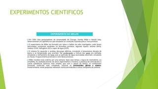 EXPERIMENTOS CIENTIFICOS
 