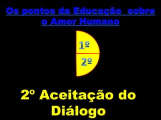 2º Aceitação do
Diálogo
 