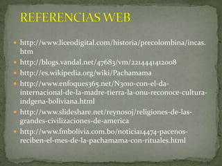 En la nueva constituciónpolítica de BoliviaEn la nueva constitución política del estado boliviano aprobada por el gobierno del presidente Morales, se indica: “El Estado asumirá como fortaleza la existencia de culturas indígena originario campesinas, depositarias de saberes, conocimientos, valores, espiritualidades y cosmovisiones…”