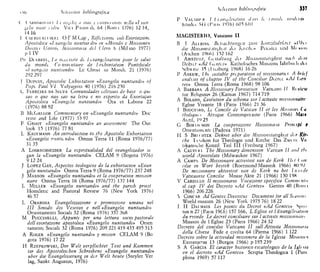 5 50 ScUccio/i bibliográfica
( ( KDAKOIOI i / i infeliz a IO/H e eonvemoiie nclla «Ivan
gdu muí! ¡/di» Viu Pistoule 64 (lionn D76) 12 14,
14 16
I C ni RUI AI IIKAI O F M Cap , Riflessione sull Esorlazione
Apostólica «l vangelu nuntiardi» in «Mondo c Missione»
Dossiti Vmoiie Álissionaiia del Clero fe (Mihno 1977)
p l I V
Pii Di LÍIAYL, la lueessite de l evangelisalion pour le salut
du mondt Co mnentaire de l exhorlation Pontificale
«/ vangelu nuntiandi» Le Christ IU Monde 21 (1976)
292 297
) DUPUIS, Apostohc Lxhoitation «Evangelu nuntiandi» of
Pope Paul VI Vidyajyotí 40 (1976) 218 230
C FbRREiRA DA SILVA Comunidades tclesiais de base o que
sao o que nao sao na letra e no espirito da Exortacao
Apostólica «Evangelu nuntiandi» Ora et Labora 22
(1976) 88 92
B MCGRLGOR Commentary on «Evangelu nuntiandi» Doc
trine and Life (1977) 53 97
F GRÜOT «Evangelu nuntiandi» an assessment The Out
look 15 (1976) 77 81
L KAurMANN An introduction to the Apostohc Exhortation
«Evangelu rnntundi» Omms Terra 11 (Roma 1976/77)
3135
A LOHRSCHNEIDER La espiritualidad del evangehzador se
gun la «Evangelu nuntiandi» CELAM 9 (Bogotá 1976)
9 12 24
J LÓPEZ GAY, Aspectos teológicos de la exhortación «Evan
gelu nuntiandi» Omms Terra 9 (Roma 1976/77) 237 248
J MASSON «Evangelu nuntiandi» et la cooperation mission
naire Omms Terra 16 (Roma 1976/77) 137 144
L MILLER «Evangelu nuntiandi» and the parish priest
Homiletic and Pastoral Review 76 (New York 1976)
46 57
L ORABONA Evangelizzazíone e promozwne umana nel
III Sínodo dei Vescoví e nell «Evangelu nuntiandi»
Onentamenti Sociah 32 (Roma 1976) 357 368
M PUCCINELLI, Appunti per una lettura socio pastorale
dell esortaztone apostólica «Evangelu nuntiandi» Orien
tamenti Sociah 32 (Roma 1976) 209 221 419 435 495 513
A ROGER «Evangelu nuntiandi» y misión CELAM 9 (Bo
gota 1976) 17 22
H RZEPKOWSKI, Der Welt verpflichtet Text und Kommen
tar des Apostoltsehen Schreibens «Evangelu nunttandi»
uber die Evangeltsierung in der Welt heute (Steyler Ver
lag, Sankt Augustin, 1976)
Sdeecwn bibliográfica JJ7
P VALUM'R / I i¡iui,dniitioii d un U //wiih ii/iuliilli
Jbtucks 34) (l'ins 1976) 605 610
MAGISTERIO, Vnticano II
B 1 ALIRINK ñi/iaehtiiiigen zuní KonzilsdeLret «l)/'w
die Mtsstt)iit ilit,ktit del kuche» Puesta und Mi mnii
(Aichen 1966) 152 162
T AMSTUI/, (listaltung det Mnsionstatigkeit inuh don
Dekiet «Ad (¡entes» Katholisches Missions Tahrbmli du
Schwei/ 55 (1 luburg 1968) 16 28
P ASKEW, //n suitable preparation of missionaries A hlltf
anahsis oj chaptei IV of the Conciliar Deere e «Ad ti til
tes» Omms Ierra (Roma 1968) 98 106
A BARBARA A Missionary Forniatwn Vaticano // K< vlow
tor Rcligious 26 (Kansas 1967) 714 719
A BOLAND, Cvolution du schema sur l activite missiimnalrc
Eglise Vivante 18 (París 1966) 21 36
I BOUCHVRU, Le Concile de Vatican II et les Miwioin (a
tholiques Afrique Contempoiaine (París 1966) Mm»
Anl, 19 25
G BORIKNON La cooperaztone Misswnaiia Prtmipl e
Orientan/cnti (Padova 1971)
H S BRKHTER Dekret uber die Misswnstattgkeit d<r Kk-
che Itxikon fur Theologie und Kirche Das Zwnii Vn
tikanische Konzil Ted III (Freiburg 1967)
A CALVIRI The Missionary dimensión Vatican 11 ¡nul ihc
world Apostolate (Milwaukee 1967)
A CAMPS De Missionaire activiteit van de Kerk ¡Id ( on
alie in Wort bestek (RoermondMaaseik 1966) 80')/
De missionaire aktiviteit van de Kerk na het I n << de
Vaticaanse Concille Missie Akte 21 (1966) 130 138
V CARDILLO II missionario Vocazione specifica Cernina uto
al cap IV del Decreto «Ad Gentes» Gentes 40 (Komi
1966) 206 226
 CONCAR Ad Gentes Divimtus Document for all Sttion
World mission 26 (New York 1975 76) 18 22
I H DAIMAIS Les points du Decret «Ad Gentes» Spm
tus n 27 (Pans 1966) 157 166, L "Eglise et l Evangdisalion
du rionde Le decret conaliaire sur l activite misswnnam
Mission de 1 Église 23 (París 1966) 24 32
Decreto del concilio Vaticano II sull Attivita Misstornu ta
della Chiesa Fede e civilta 64 (Parma 1966) 1 122
Decreto sobre la actividad misionera de la Iglesia MISIOIKS
Extrame-as 13 (Burgos 1966) p 195 239
S A GARCÍA El carácter histórico escatologico de la Iglesia
en el decreto «Ad Gentes» Scripta Theologica 1 (Puní
piona 1969) 57 117
 