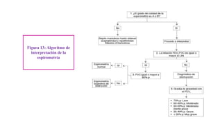 Figura 13: Algoritmo de
interpretación de la
espirometría
 