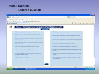 Modul Laporan
Laporan Bulanan
 