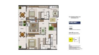 Esplendor Double Flat Copacabana MGX Construtora