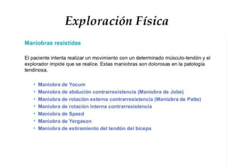  Exploracion Física del Hombro