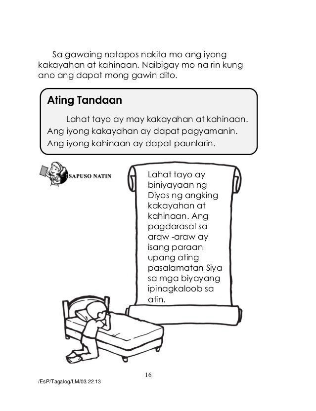 Paraan Upang Mapaunlad Ang Pagdarasal K TO 12 ESP 2 LM