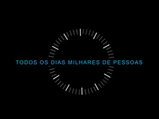TODOS OS DIAS MILHARES DE PESSOAS
 