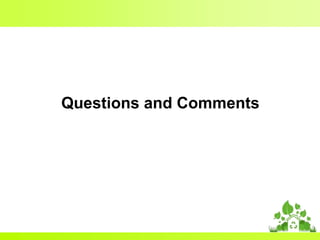 Questions and Comments

 