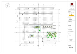 1

PARQUEADERO
MOTOS

PARQUEADERO
MOTOS

6

FACULTAD
DE
ARQUITECTURA

39

ALUMNO:
40

SAMUEL RIEDER PEREZ

76

77

113

PARQUEADERO
MOTOS

PARQUEADERO
MOTOS

PARQUEADERO
MOTOS

PARE

ACCESO VEHICULAR

115

PROFESOR:
134

144

JORGE
CIFUENTES

178
SALIDA VEHICULAR

155

145

154

PARQUEADERO
MOTOS

TRABAJO DE:

244
179

AUTOCAD
194

204

195

CONTIENE:
225

217

PLANTA 1
215

206

SUB ESTACION
ELECTRICA / PLANTA DE
EMERGENCIAS

LOCALIZACION:
ENTRE CALLE 106 Y
VIA 40 BARRANQUILLA

235

227

263

266

ESCALA:
A

A"

1 : 250

243
267

PARQUEADERO
MOTOS

269

236

FECHA:

ACCESO

ZONA DE CAMIONES DE
DESCARGA

262

DEPOSITO 1 PRINCIPAL
ZONA DE DESCARGAS

PLAZA CUBIERTA

277

NOBIEMBRE
21/2013

270
ACCESO

ACCESO POR
SEGUNDO PISO

1

CUARTO DE
BASURAS

2

3

4

5

ACCESO

J.E.

PLANTA 1

7

8

9

10

PLANO No.:

4/16

 