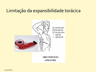 Limitação da expansibilidade torácica

 