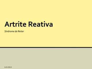 Síndrome de Reiter

 