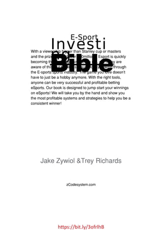 E-SPORT INVESTING BIBLE