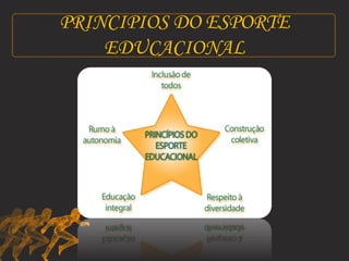 PRINCIPIOS DO ESPORTE 
EDUCACIONAL 
 