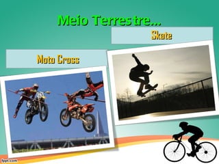 Meio Terrestre... Moto Cross Skate 