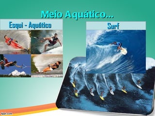 Meio Aquático... Esqui - Aquático Surf 