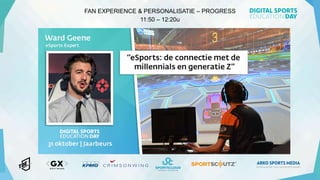 FAN EXPERIENCE & PERSONALISATIE – PROGRESS
11:50 – 12:20u
 