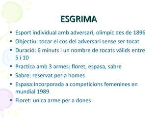 Esports amb implements