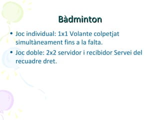 Esports amb implements