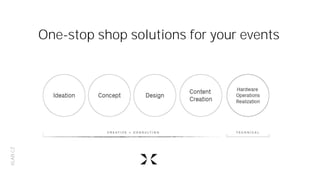 XLAB.CZ
One-stop shop solutions for your events
 