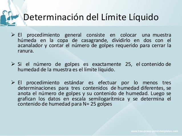 Esposicion limite liquido limite plastico