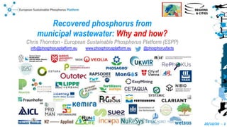 Routes for P-recover from sewage Slide 1