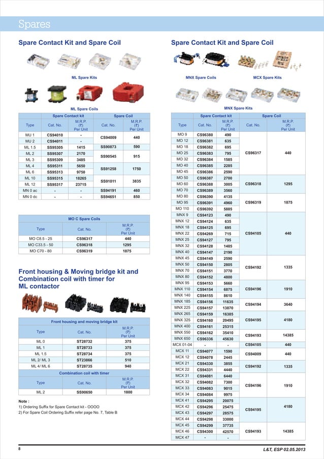 SUPREME ELECTRICALS & CABLES L&T Price List PDF