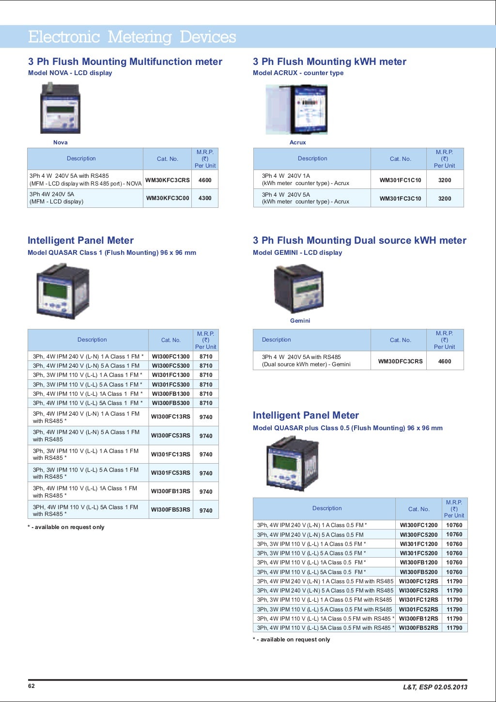 SUPREME ELECTRICALS & CABLES L&T Price List