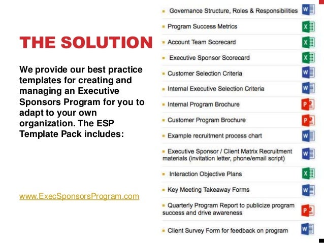 best practices template executive sponsor program roi best practices best practices template executive sponsor program roi best practices