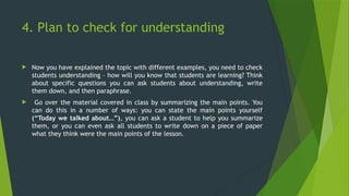 Check For Learning Strategies for Effective Lesson Planning in Classroom | PPTX