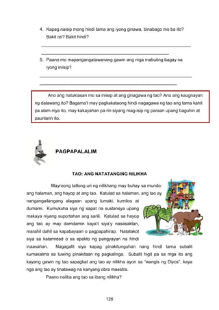 K TO 12 GRADE 7 LEARNING MATERIAL IN EDUKASYON SA PAGPAPAKATAO (Q1-Q2)