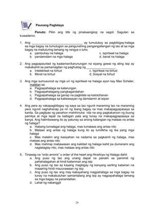 K TO 12 GRADE 7 LEARNING MODULE IN EDUKASYON SA PAGPAPAKATAO (Q3-Q4) Slide 27