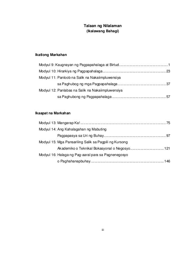 k to 12 grade 7 learning module in edukasyon sa