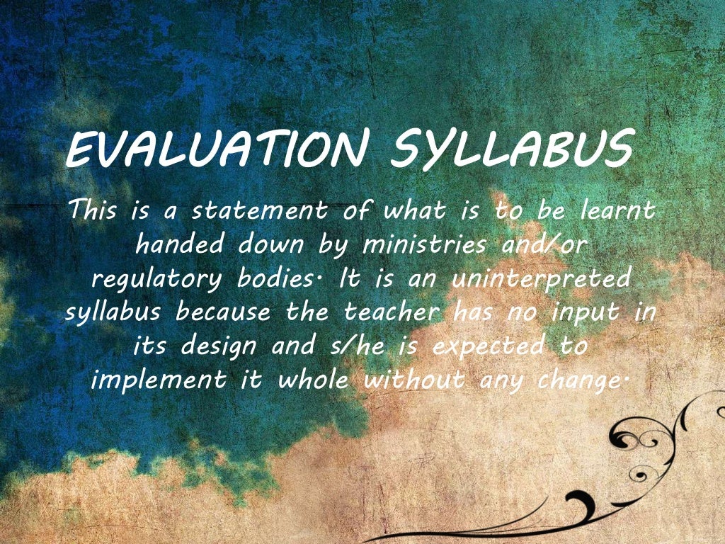 Types Of Syllabus ESP English For Specific Purposes 